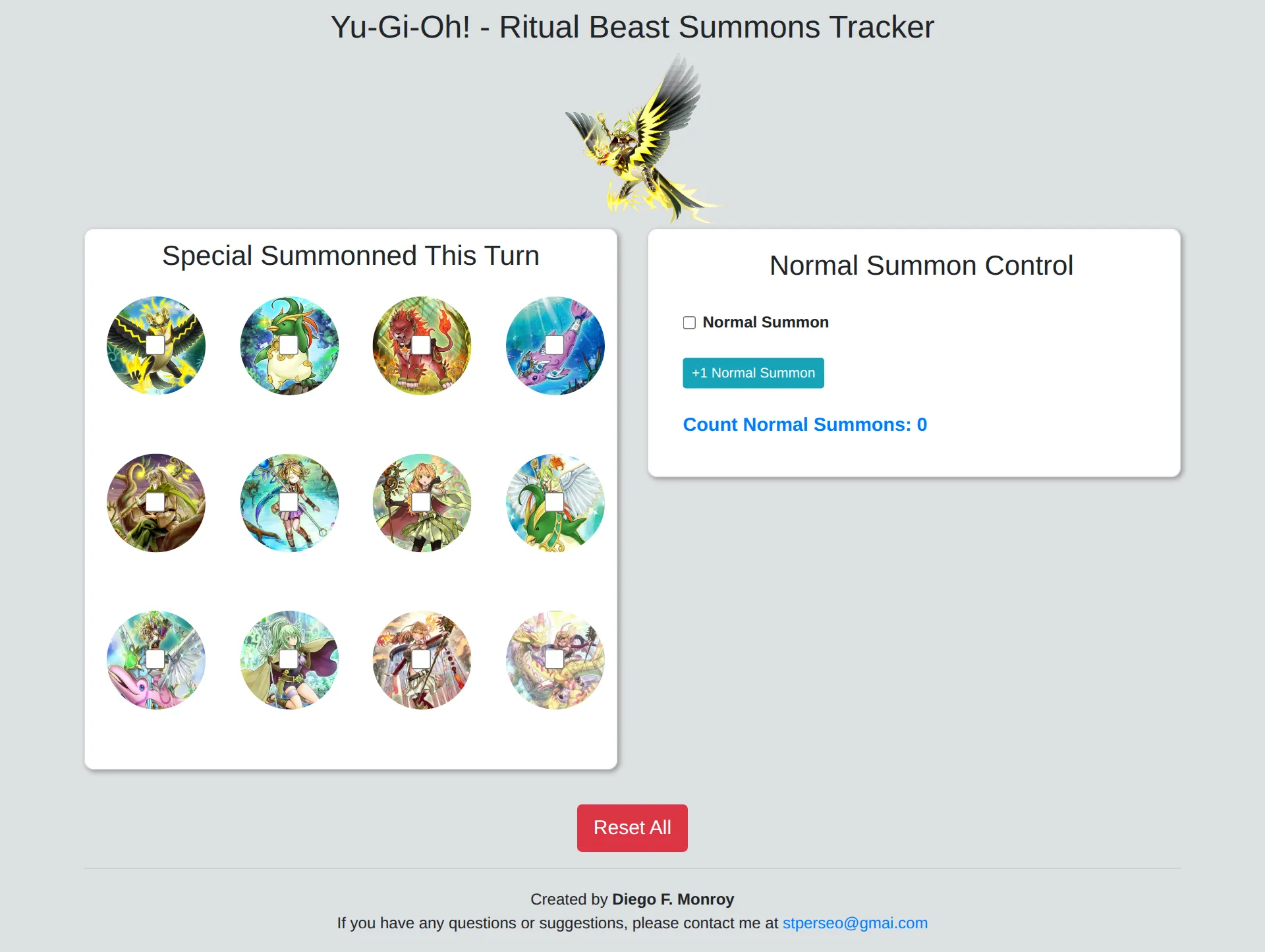 Ritual Beast Summon Tracker